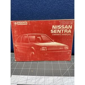 1986‎ Nissan Sentra Owners Manual Vehicle Guide